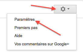 Paramètres Google+