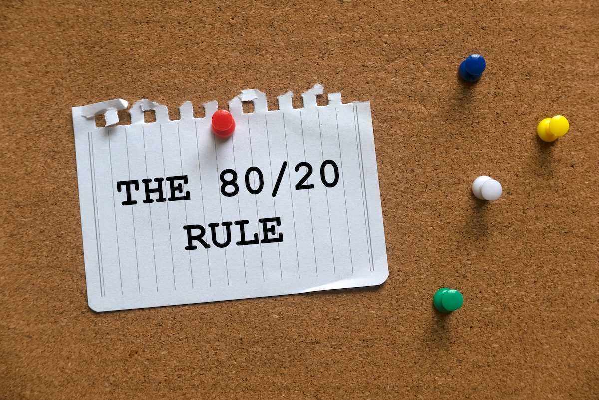 La règle des 80/20 : une nouvelle interprétation pour votre activité en ligne